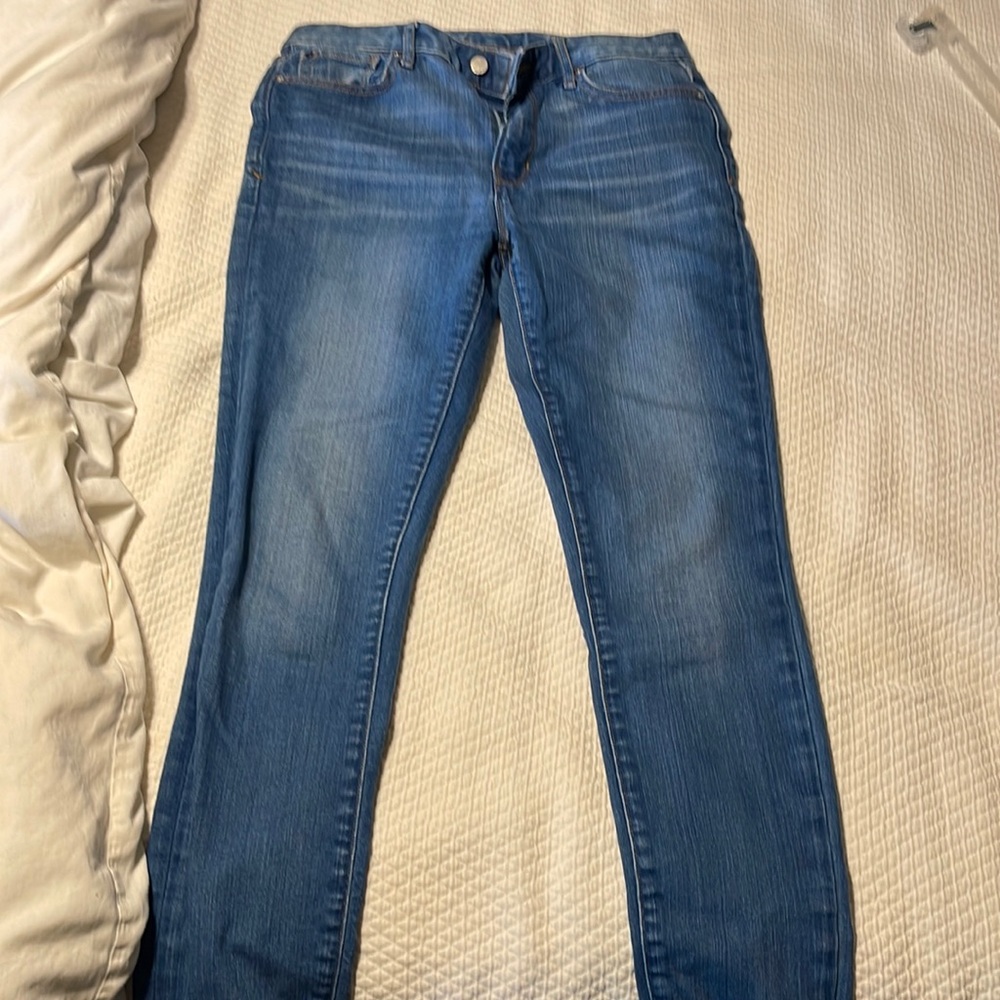 Gap high rise skinny jeans